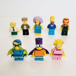 Lego The Simpsons Mini Figures Lot Homer Lisa  Bart